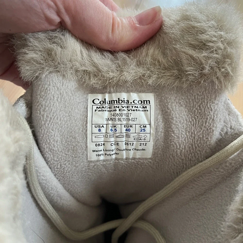 Columbia‎ Loveland Omni-Heat Women's Winter Boots Shale Grey BL1519-027 Size 8
